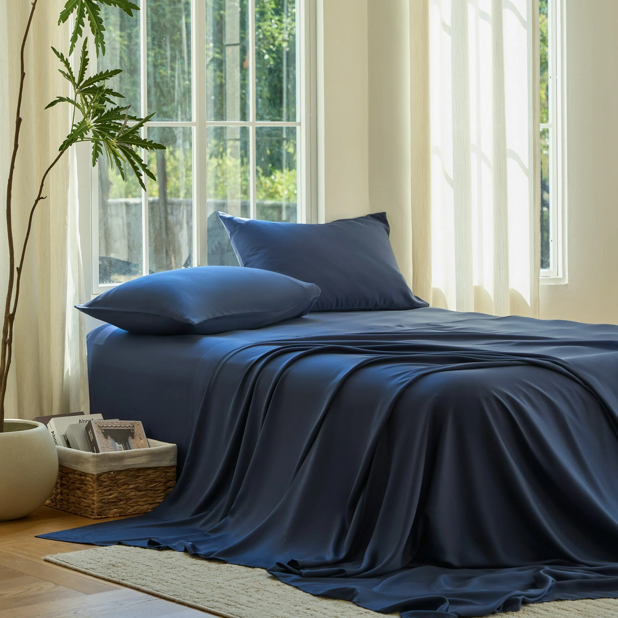 DOZ Organic Bamboo Sheet Set - Sapphire