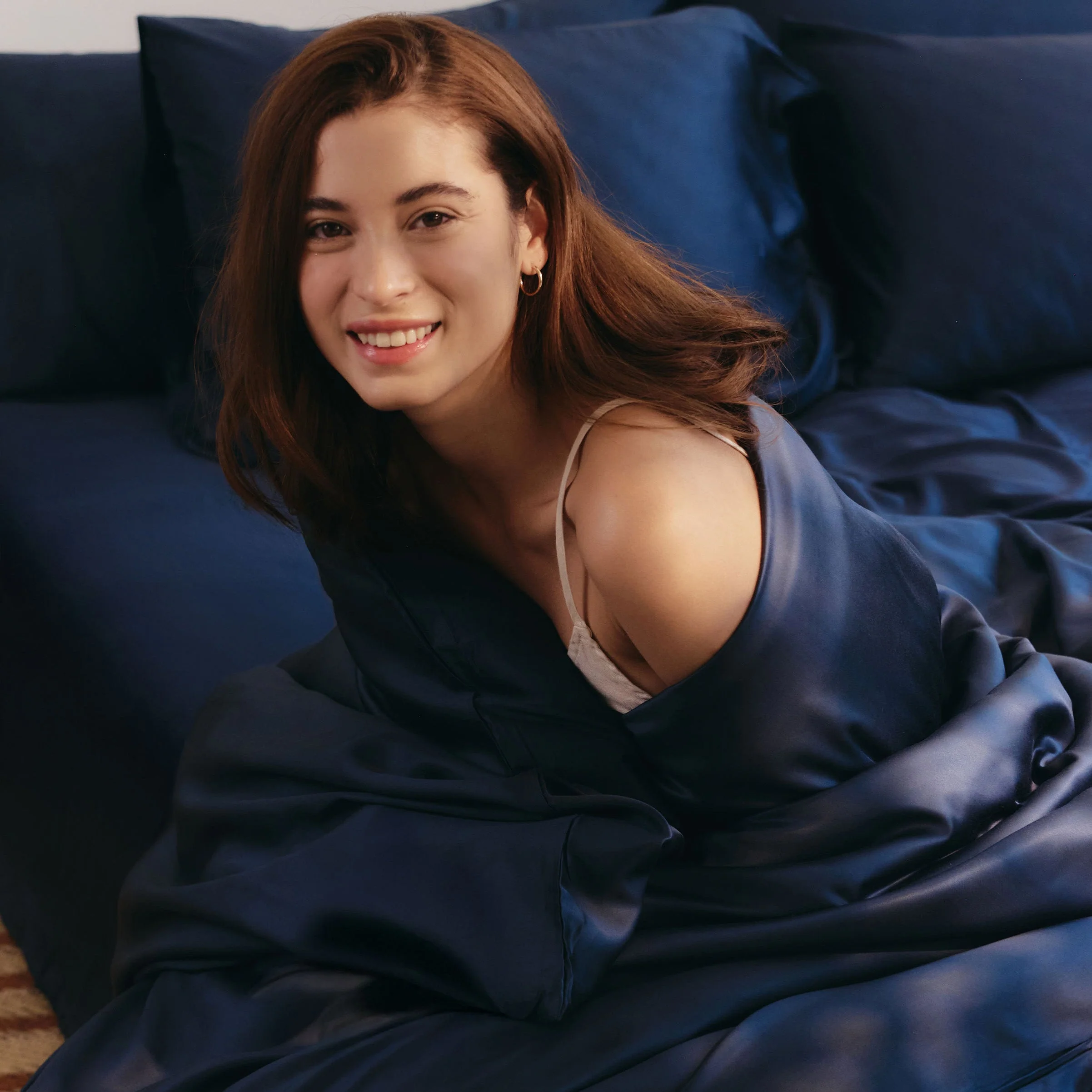 DOZ Organic Bamboo Sheet Set - Sapphire - Image 4